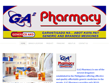 Tablet Screenshot of ga2pharmacy.com